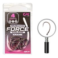 Carlige CPK Force Teflon Coated Krank, nr. 4, 10 bucati/plic - 1