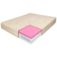 Saltea Ortopedica Bio Bumbac Air XXL, Reversibila, Hotel Range 5+14+5, 200x200 - 1