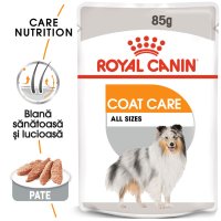 ROYAL CANIN Coat Care Adult, hrană umedă câini, blană sănătoasă și lucioasă, (pate), 85g - 2