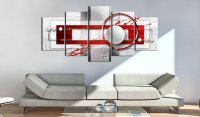 Tablou - Crimson Energy 200x100 cm - 2