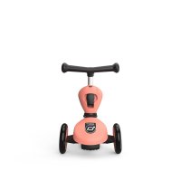 Trotineta copii cu sezut, transformabila 2 in 1, HighwayKick 1 Peach, 1-5 ani, pana la 50 kg, Scoot  Ride - 2