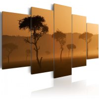 Tablou - Fog over a savannah 100x50 cm - 1