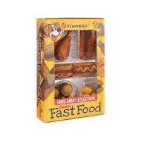 Flamingo Recompense Caini, Fast Food Box Take Away, 260 g - 1