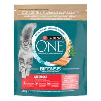 PURINA One Sterilcat cu Somon si Grau, hrana uscata pentru pisici sterilizate, 750g - 1