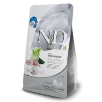 N&D White & Brown Adult Mini, XS-S, Biban și Spirulină, hrană uscată monoproteică fără cereale câini, piele & blană, 2kg - 2