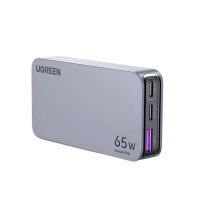 Incarcator rapid retea UGREEN Nexode Pro 65W 3-Port GaN Ultra-Slim Fast Charger X753, 2 x USB C + 1 x USB A, Gri - 2