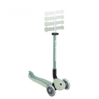 Trotineta evolutiva Globber Go-Up 4 in 1 Active Ecologic Verde Fistic, ghidon reglabil din aluminiu, scaun, maner parinte, greutate admisa 50 kg - 2