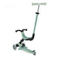 Trotineta evolutiva Globber Go-Up 4 in 1 Active Ecologic Verde Fistic, ghidon reglabil din aluminiu, scaun, maner parinte, greutate admisa 50 kg - 6