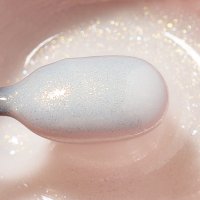 Gel Milky White cu Sclipici Shimmer Obsession Everin 50gr 08 - 1