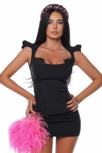 Rochie Scandal - Versatilitate si Eleganta in Negru - 1