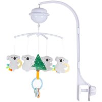 Carusel muzical pentru patut Chipolino Koala cu proiector, functie bluetooth, volum reglabil, prindere universala, jucarii detasabile - 2
