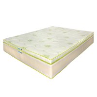 Saltea Ortopedica cu Arcuri Pocket 150x200 – Aloe Vera Adaptive 4 in 1 cu Topper Detasabil de 7 cm Memory - 1