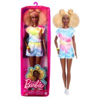 Papusa Barbie Fashionistas - Barbie cu par blond afro - 1