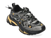 Pantofi sport GRYXX gri, model 24075, din material textil respirabil - 1