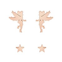 Cercei Disney Tinker Bell - Otel Medical Inoxidabil Rose - 1