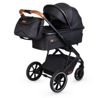 Carucior modular 2in1 Coccolle Nessia Diamond black + Balansoar bebelusi Coccolle Velio Butternut cadou - 4