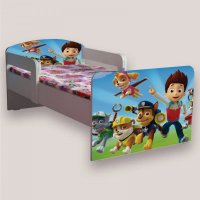 Pat Paw Patrol pentru copii, cu manere, 140 x 70 cm, pentru varste de 2-8 ani - 1