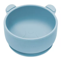 Bol din silicon Little Bear, 6 luni+, Aqua Blue, Appekids - 1