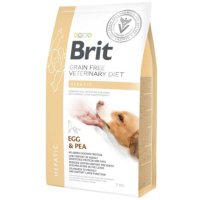 BRIT VD Hepatic, XS-XL, Ou, dietă veterinară, hrană uscată fără cereale câini, sistem hepatic, 2kg - 2