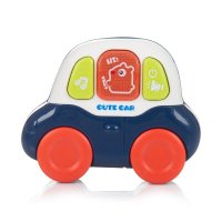 Antemergator multifunctional 5 in 1, cu Volan, ghidon reglabil, Roti antiderapante, angrenaje rotative, dimensiune 40.5 x 43.5cm, Pink Car - 1