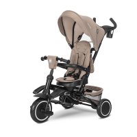 Tricicleta pentru copii Lorelli Freccia Beige multifunctionala, pliabila, sezut rotativ 360 grade, greutate admisa 25 kg, roti Eva - 4