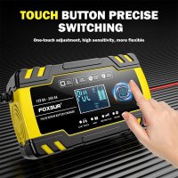Incarcator Baterie Auto Cu Microprocesor Foxsur B0228-Y, 12/24V, 4/8A, Display LCD, Functie De Reparare Cu Puls - 14
