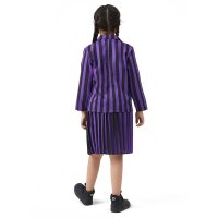 Costum Wednesday uniforma Nevermore Academy pentru fete 3-5 ani 100-110 cm - 2