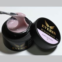 Everin Builder Gel Easy Leveling 06 – Gel Construcție Autonivelant 50g (Cover Pink Mauve) - 1