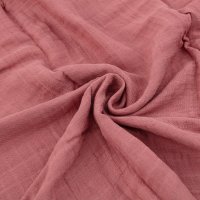 Set de 3 scutece PetiteMars din muselina de bambus Moussy Rose Rainbow, 68 x 68 cm, Multicolor - 3