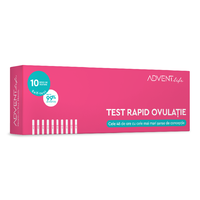 Test rapid ovulatie, 10 benzi testare, Advent Life - 1