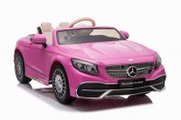 Masinuta electrica pentru copii Mercedes S650 MAYBACH 90W 12V 7Ah Roz - 1