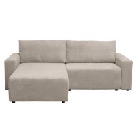Coltar extensibil DALLAS ONE cu lada de depozitare si colt interschimbabil, bej, dimensiuni 258x173x90 cm - 1