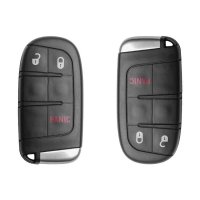 Carcasa Cheie Auto Techstar® Chrysler, Dodge, Jeep, Fiat, 3 Butoane, Cu Lama, Pini Baterie - 8
