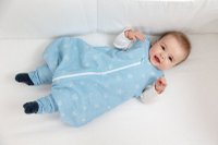 Sac de dormit cu picioruse KidsDecor 1.5 tog Stars in your eyes Blue 70 cm - 3