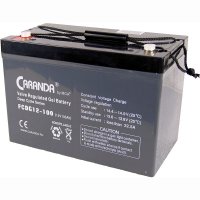 Baterie Gel Caranda 12V 100Ah Deep Cycle - 1