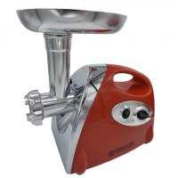 Masina electrica de tocat carne Craft-Tec MX713, 3800W, 1.6 Kg/min, 3 site inox, functie Reverse, accesorii pentru carnati si rosii, Rosie - 3