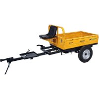 Remorca motocultor 500 kg, 1 osie, prindere bolt, ProGARDEN Campo RM500C - 1