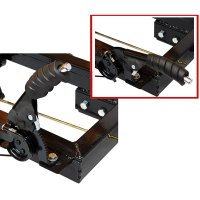 Remorca motocultor 500 kg, 1 osie, prindere bolt, ProGARDEN Campo RM500C - 6