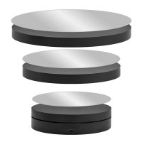 Masa Rotativa 360 electronica Foto si Video, EMESZON® RT3601, Oglinda, Stand Rotativ 3 in 1, Prezentare produse, Negru - 3