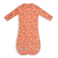 Saculet Swaddle pentru infasat din bumbac + caciulita Animale de epoca Arici Sleepe - 1