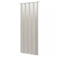 Usa plianta Tempo Line, 80x200cm, alb cu insertii gri - 1