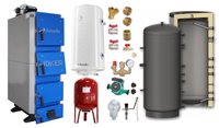 Pachet Complet Cazan Fornello Joker 36 kW cu Puffer de 1000 litri si Accesorii - 1