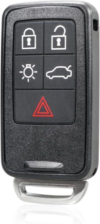 Cheie Auto Programabila Completa 433MHz, Techstar, cu 5 butoane si Cip ID46, Compatibila Volvo S60, V60, V70, XC6 - 2