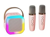 Boxa portabila karaoke K12 cu 2 microfoane incluse - 1