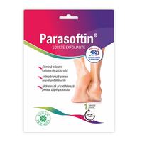 Sosete exfoliante Parasoftin, 1 pereche, Zdrovit - 1