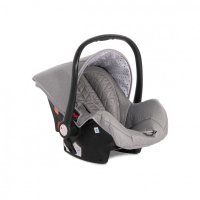 Carucior 2 in 1 cu cos auto Storm - Cadru din aluminiu Opaline Grey - 1