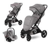 Carucior 2 in 1 cu cos auto Storm - Cadru din aluminiu Opaline Grey - 4