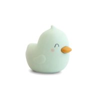 Lampa de veghe din silicon premium diverse lumini USB tip C Bright Duck Mint - 2