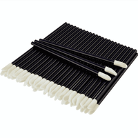 Aplicatoare pentru gene si buze, cu microfibre, 50 bucati - 1