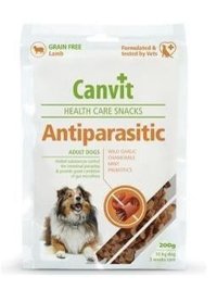 CANVIT Antiparasitic pentru caini XS-XL, Miel, 200g - Punguta cu recompense functionale - 1
